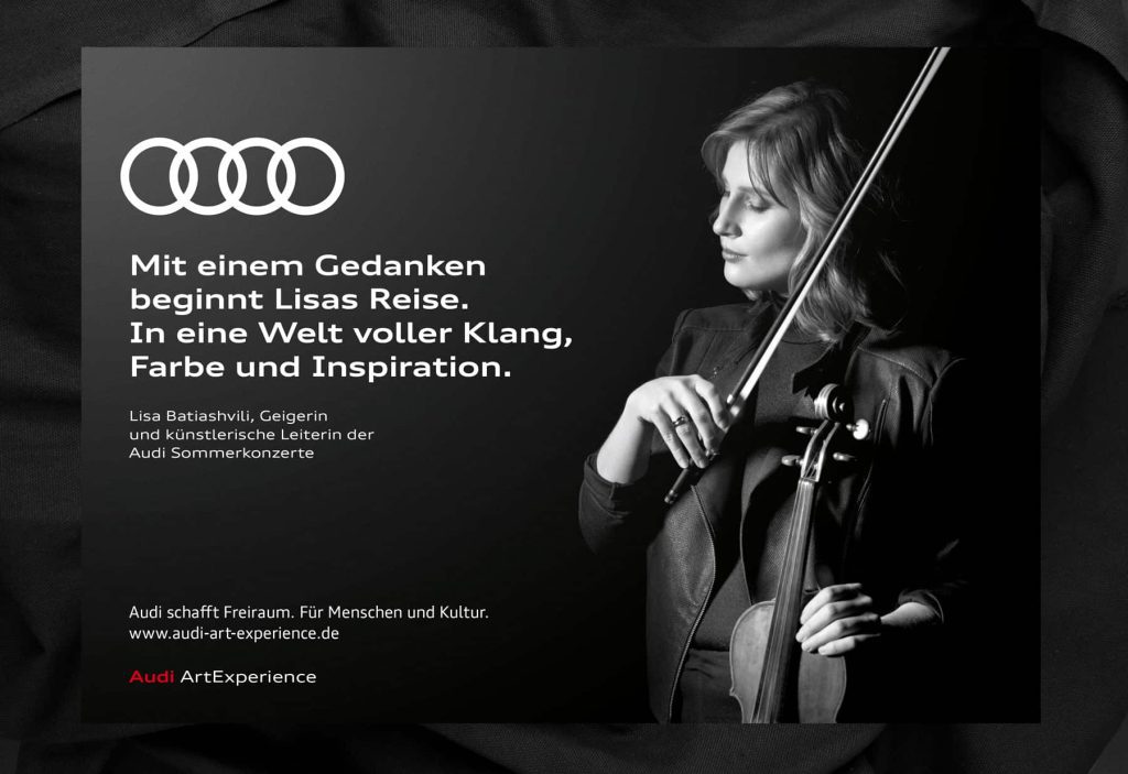 Kampagnenanzeige Audi