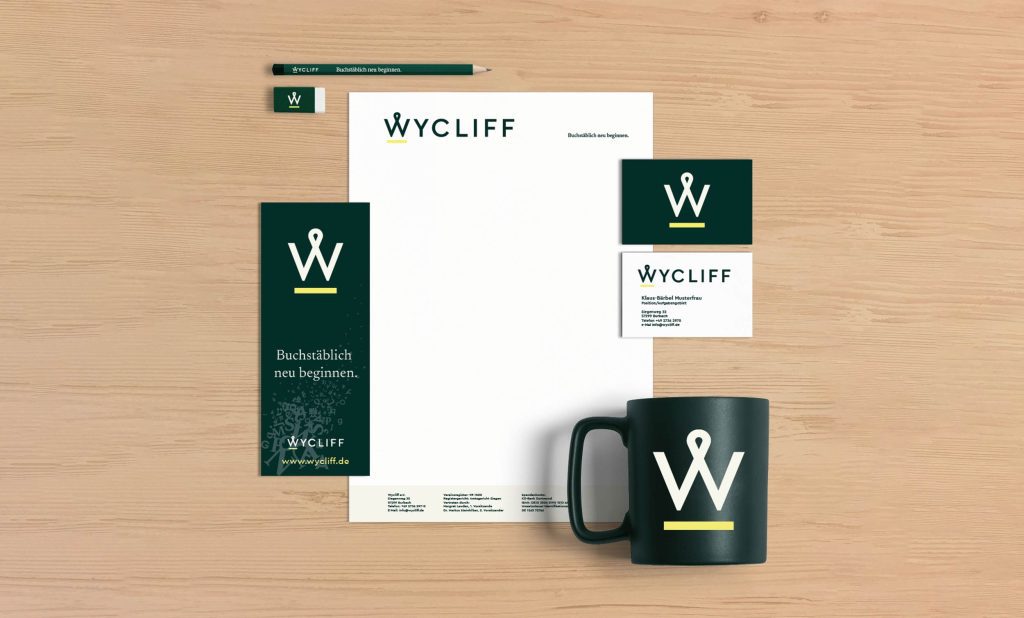 Corporate Design Printmedien Wycliff