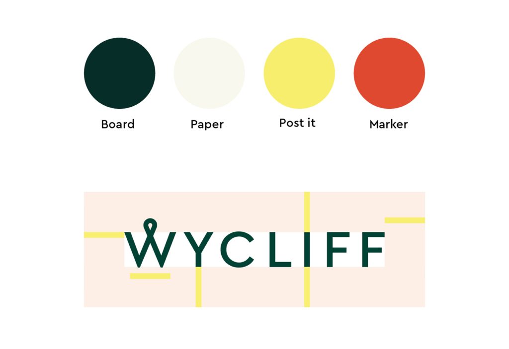 Corporate Design und Farben und Logo von Wycliff