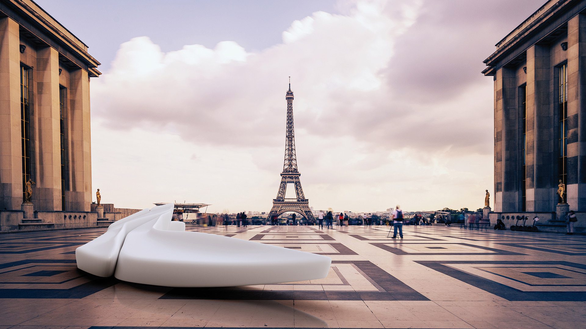 HIMACS Produkt vor dem Eiffelturm