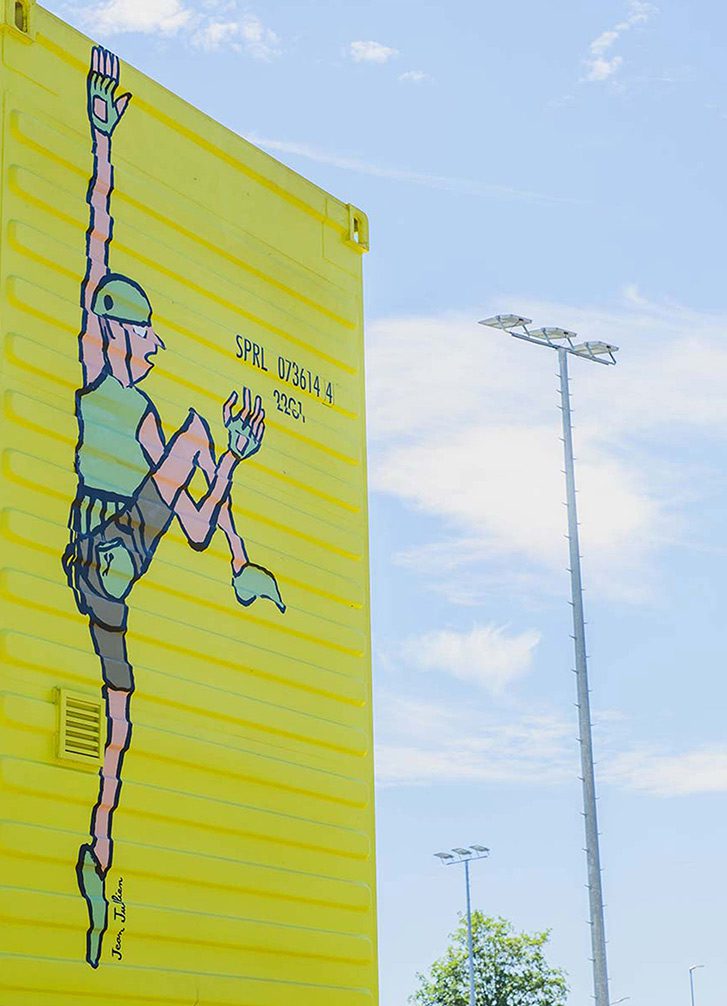 Sportpark Rems Illustration Container Detailansicht